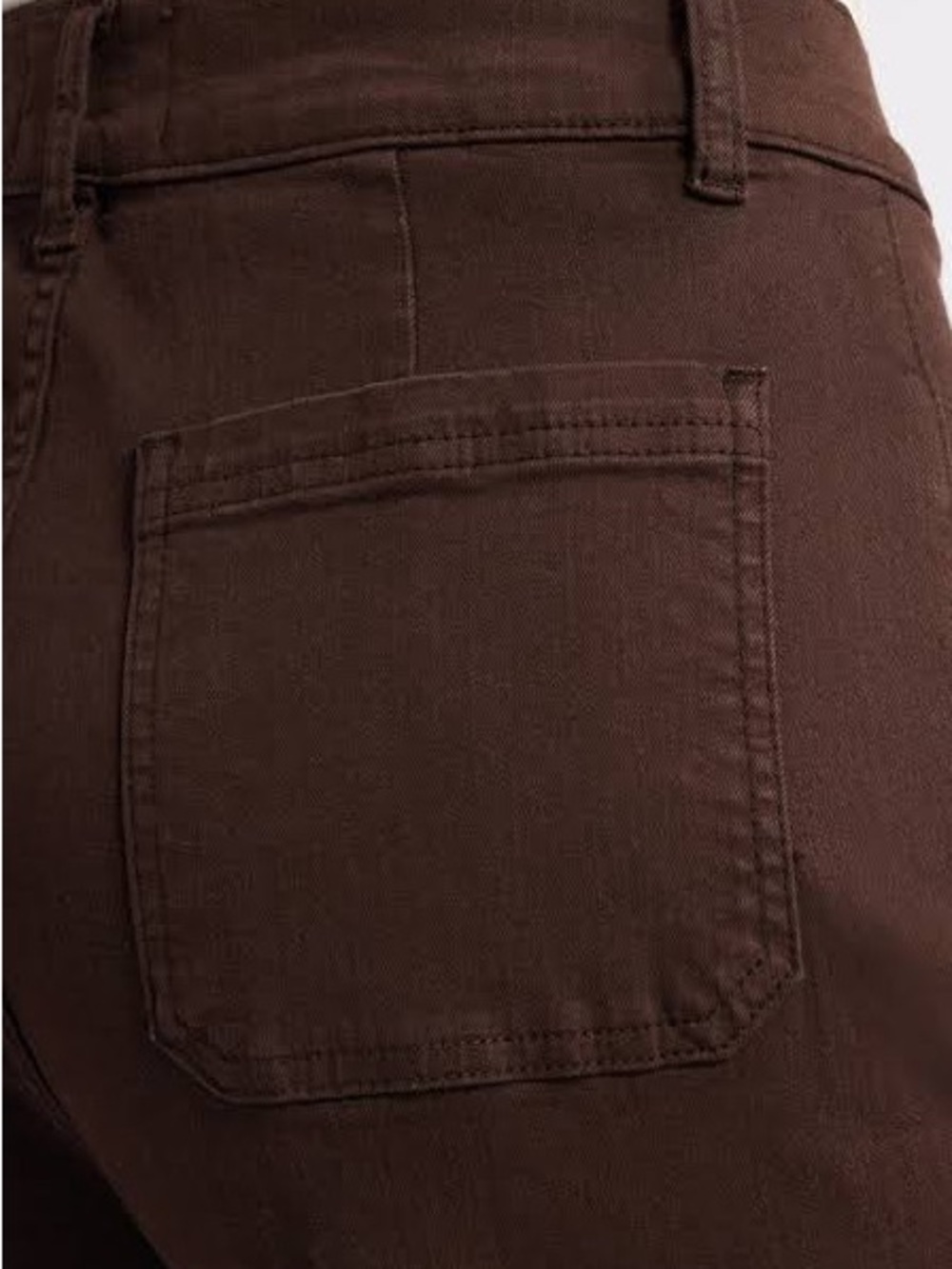 Frame Denim Le Slim Palazzo Wide Leg Jeans in Dark Brown (Espresso) 31 - Picture 4 of 4